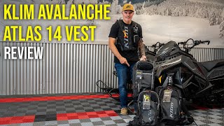 Klim Atlas 14 Avalanche Vest REVIEW [upl. by Ahsenat606]