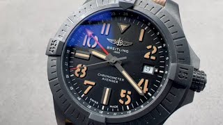 Breitling Avenger GMT 45 Night Mission V32395101B1X2 Breitling Watch Review [upl. by Cammi]