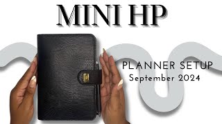 back to BLACK  September 2024 Mini Happy Planner neutral setup  refresh [upl. by Malena]