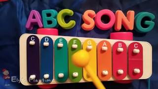 How to Play ABC Song on a Kids Xylophone Sing Along [upl. by Elin671]