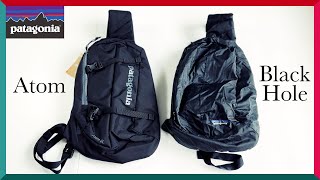 Patagonia Atom 8L vs Black Hole 8L Sling Comparison  A Tale of Two Sling bags [upl. by Secilu]