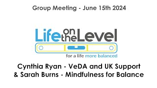 Life On The Level Zoom Support Group Meeting June 15th 2024 [upl. by Etteuqal]