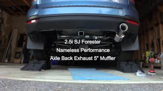 SJ Forester  Axle Back Exhaust [upl. by Krawczyk790]