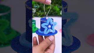 Hat Shaped Ornaments for Christmas Tree Decorations🎄shorts christmas craft diy decor [upl. by Levitan928]