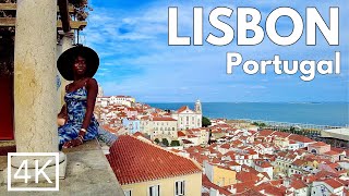 Lisbon Walking Tour 2023 Graça amp ALFAMA walking tour  Senhora do Monte Lisbon ASMR [upl. by Teerpnam253]