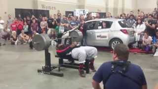 Keven quotDa Hulkquot Washington Benching 495 [upl. by Dielle]