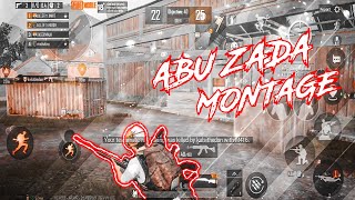 ABU ZADA MONTAGE ll PUBG MOBILE ll KILLER ARMY GAMING [upl. by Brinkema148]