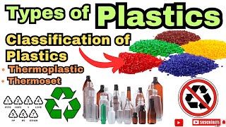 Types of plastic materialclassification of Plastic Materialtypes of plastic grenuals [upl. by Leidgam925]