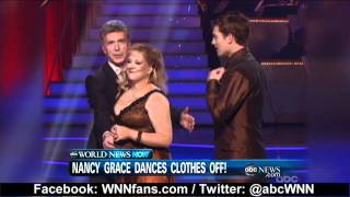 Nancy Grace Wardrobe Malfunction on Dancing With The Stars 2011 [upl. by Boehmer857]