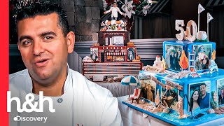 ¡Increíbles pasteles de cumpleaños para el staff de Carlos Bakery  Cake Boss  Discovery HampH [upl. by Llednik693]