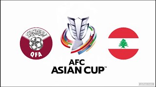 QATAR vs LIBANO  AFC ASIAN CUP  Gruppo A Turno 1  live livestream [upl. by Yelraf]