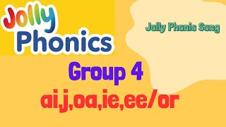 🎧Jolly Phonics Group 4 Sound Reading Practice 🎤 Letter Sound Songs [upl. by Aibun]