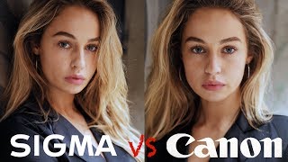 LENS BATTLE  CANON 2470 vs SIGMA 2470 Art [upl. by Kresic379]