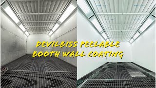 DeVilbiss peelable booth wall coating amp DV1 Giveaway [upl. by Lemrahs]