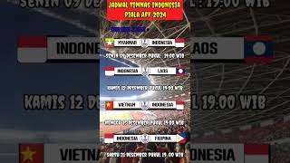 Jadwal piala AFF senior 2024 [upl. by Eidua1]