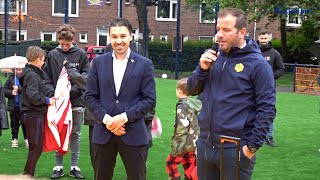 Beverwijk  Opening Cruyff Court Rafael van der Vaart [upl. by Macknair]