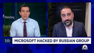 Microsoft hack couldve been the start of a pretty significant campaign SentinelOnes Alex Stamos [upl. by Neyugn]