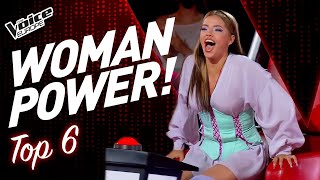 BEST Womens Empowerment Songs on The Voice  TOP 6 [upl. by Gerdeen665]