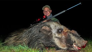 Hunting Large Bushpigs Night Hunt II Bushpig Braai  Trailer [upl. by Sicnarf]