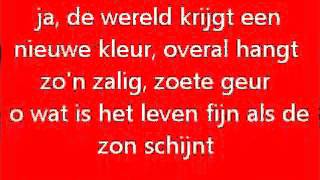 Andre van Duin  Als de zon schijnt  SongtekstLyrics [upl. by Ellenoj]