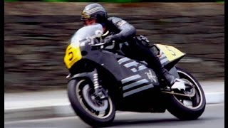 Retro TT On Bike ACTION Trevor Nation  JPS rotary Norton [upl. by Lellih]