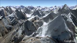 KarakoramHimalayas FlyThrough  Google Earth [upl. by Enived26]