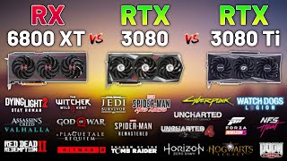 RX 6800 XT vs RTX 3080 vs RTX 3080 Ti in 2023 Test in 20 Games quotHow Big is The Differencequot [upl. by Fe]