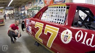 Classic Tim Richmond amp Dale Earnhardt NASCAR Restorations Garage Tours w Chris Forsberg [upl. by Oratnek]