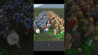 Medieval II Total War 1vs1 Spear Militia vs Town Militia [upl. by Eittap]