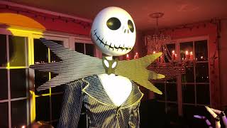 jack skellington animatronic sings quotJacks lamentquot custom reprogrammed nightmare before Christmas [upl. by Ahsitan]