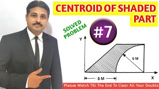 CENTROID SOLVED PROBLEM 7 IN ENGINEERING MECHANICS TIKLESACADEMYOFMATHS [upl. by Oeniri]