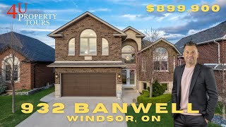 932 BANWELL  WINDSOR ON  4U PROPERTY TOUR [upl. by Hildagarde]