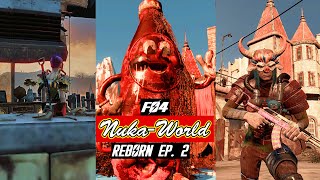 Fallout 4  MODDED GAMEPLAY NukaWorld Reborn Quest Mod EP 2 [upl. by Alfonzo]