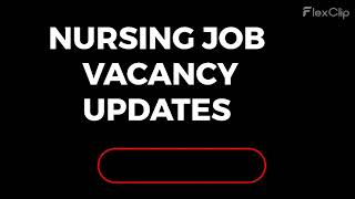 nurse job vacancy in Saudijobvacancy saudinews medical trending opportunities job2024 [upl. by Hengel652]