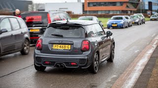 Mini John Cooper Works with Remus Exhaust amp Fi Downpipe  LOUD Revs amp Accelerations [upl. by Bilbe]