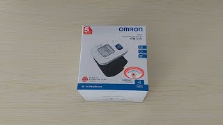 Unboxing Omron HEM6161 Wrist Blood Pressure Monitor [upl. by Enelyw]