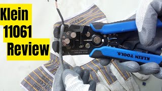 Klein 11061 Automatic Self Adjusting Wire Stripper Review  A Game Changer [upl. by Onilegna]