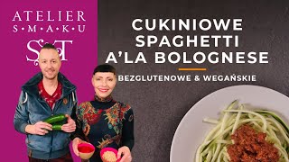 SPAGHETTI z CUKINII 🥒  wegańskie i bezglutenowe  KETO PRZEPISY  Atelier Smaku 323 [upl. by Camille]