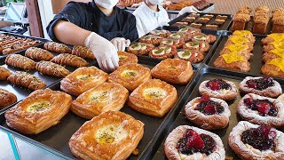 매일 굽는 14가지 페스츄리 늦게가면 다 팔려서 없다는 인사동 핫플  Making 14 kinds of pastries every day  Korean street food [upl. by Nanette]