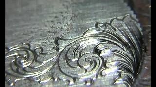 Hand Engraving Practice Fine Shading Scrollwork [upl. by Evangelia455]