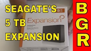 Seagate Expansion 5TB Desktop External Hard Drive USB 30 STEB5000100 Big Guy Review [upl. by Edaw930]