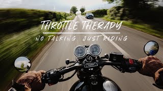 TRIUMPH T120 Black \\ VANCE amp HINES EXHAUST \\ No Talking Just riding [upl. by Dlareme]