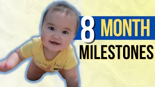 8 MONTH DEVELOPMENTAL MILESTONES FOR BABY  What Your Eight Month Old Should Be Able to Do [upl. by Ahsiner]