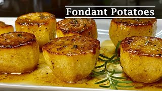 Savory Fondant Potatoes Recipe [upl. by Pilar688]