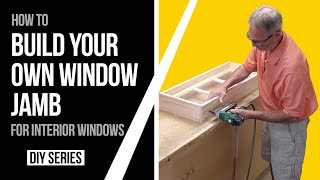 Build Your Own Window Jamb for a Transom [upl. by Kinson]