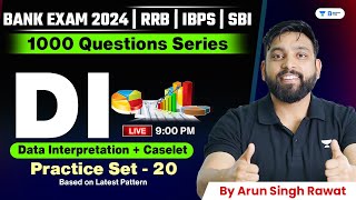 📊 Data Interpretation for RRB POClerk IBPS Clerk SBI PO  DI Set  20  DI By Arun Sir [upl. by Tifanie]