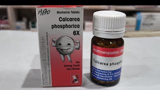 Calcarea phosphorica 6x tablet  Homeopathyuses benefits amp side effects by Dr Shbbir [upl. by Nayr756]