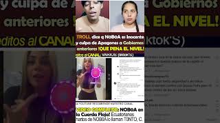 💥🇪🇨TROLL Excusa a NOB0A y dice que Tido es culpa del pasado ecuador quito guayaquil react [upl. by Marzi]