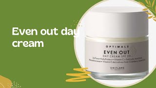 Even out day cream spf 20 oriflame [upl. by Mcfarland]