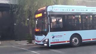 Exterior Primeras Semanas  Cutcsa 1144  Higer KLQ6126GEV [upl. by Oiciruam]